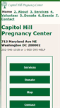 Mobile Screenshot of capitolhillpregnancycenter.org
